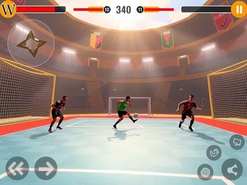 Handball Gladiator Pro gameplay screenshot